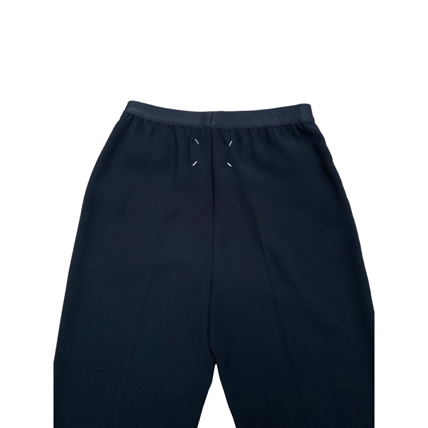 SS 2020 Black Viscose Straight Pants