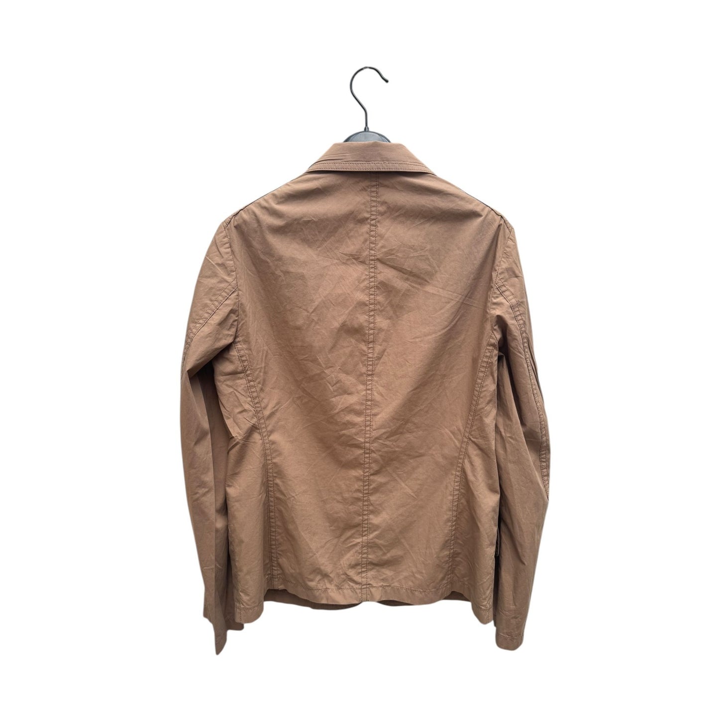 Brown Cotton Blazer Jacket
