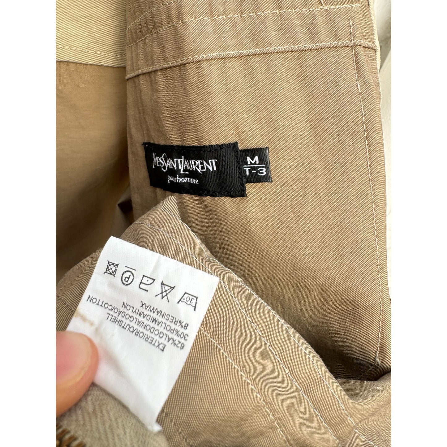 Beige Safari Saharienne Jacket