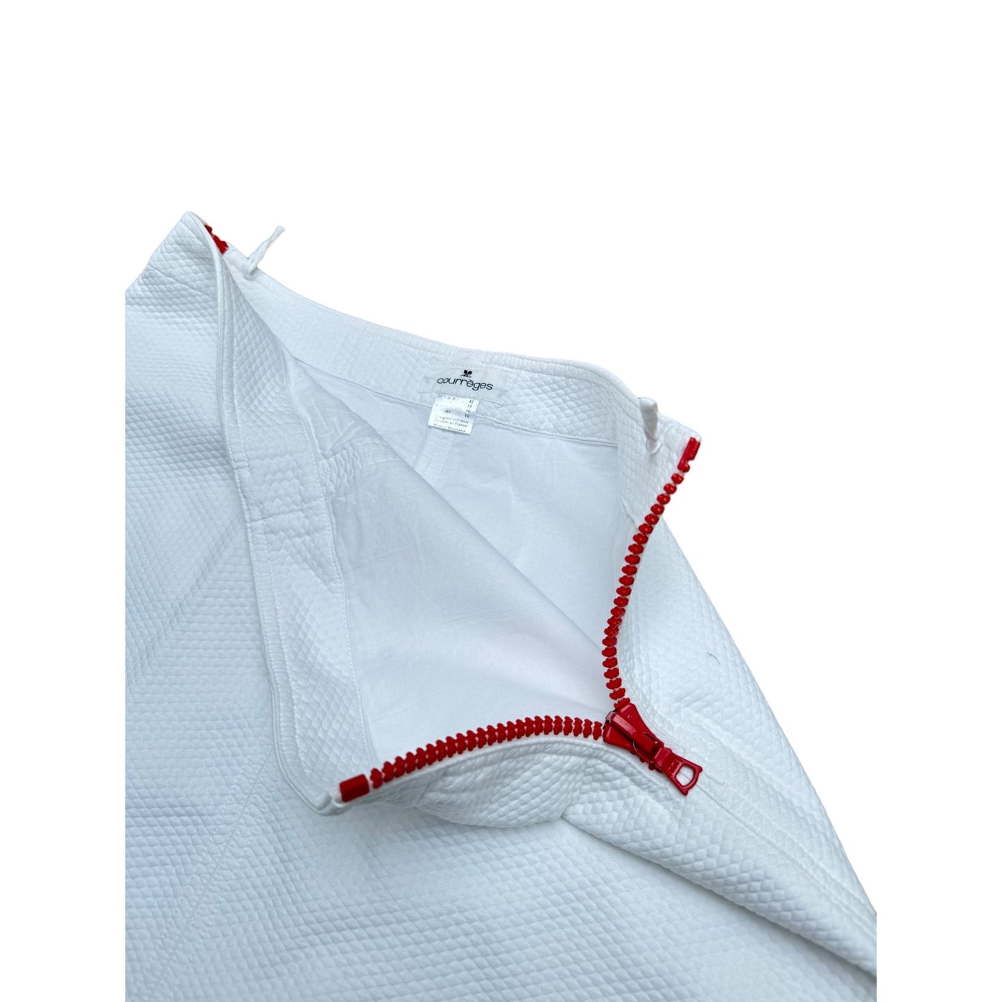 Vintage White Cotton Skirt