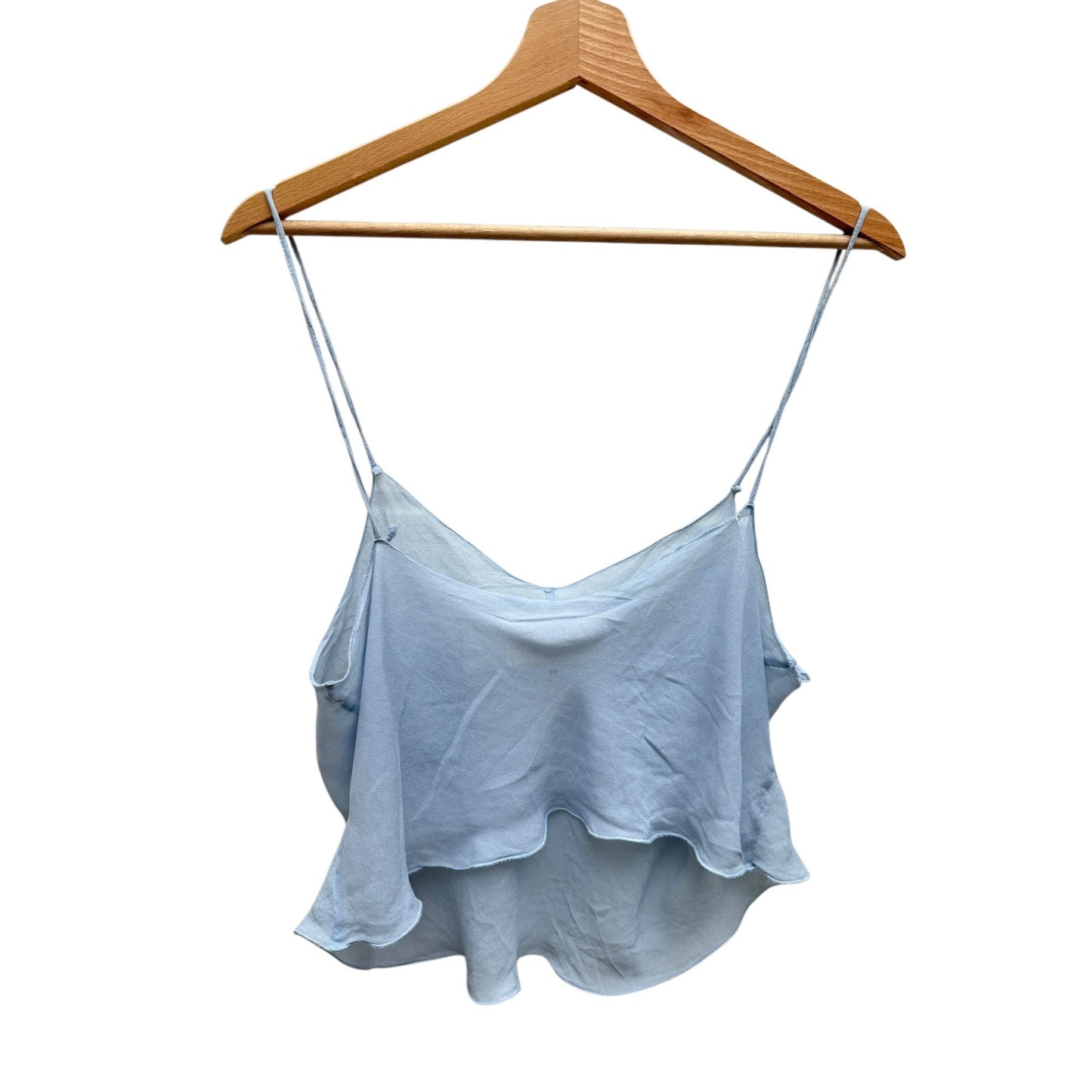 Blue viscose Top