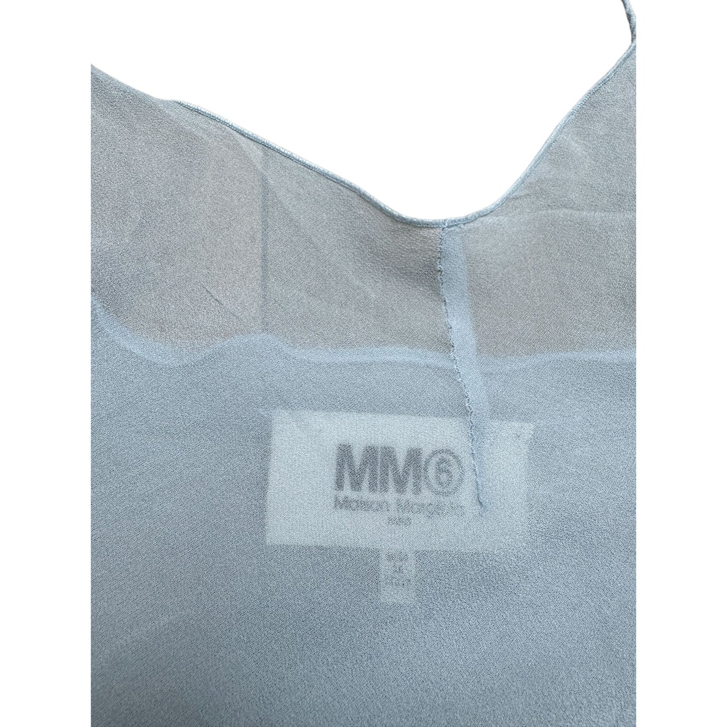 Blue viscose Top