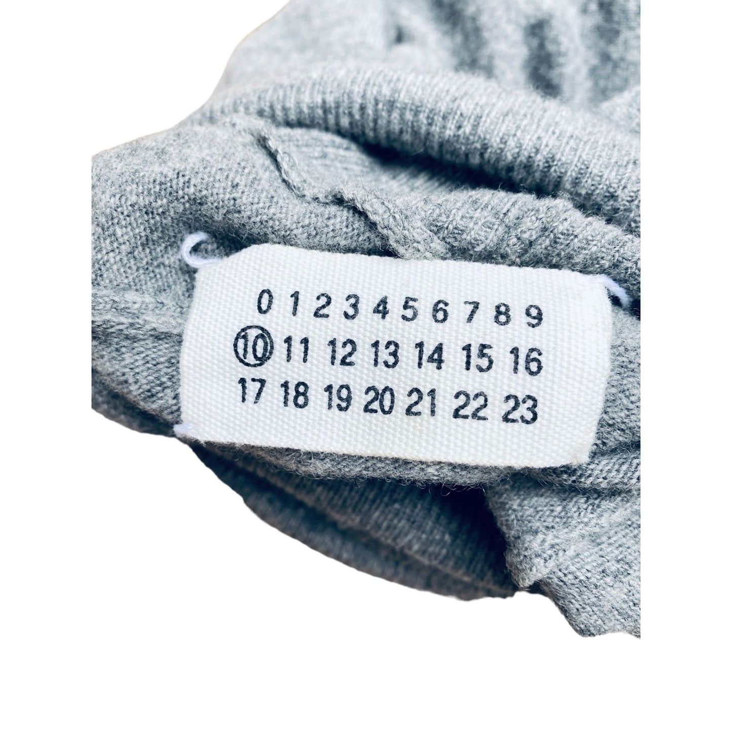 Vintage FW 2005 Grey Wool Cashmere Rollneck Iconic 4 Stitches