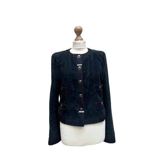 Iconic La petite veste noire  Cruise 2007 Black Suede