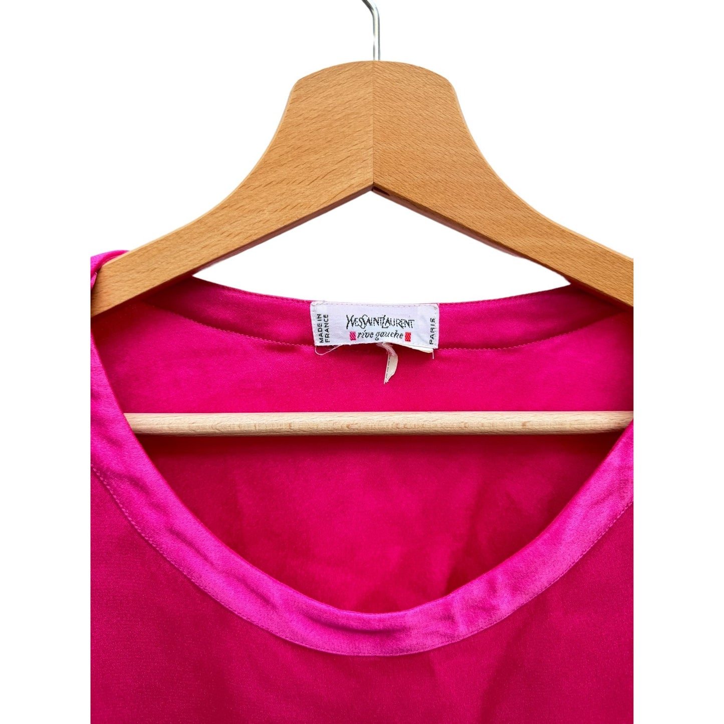 Vintage Pink Silk T-shirt