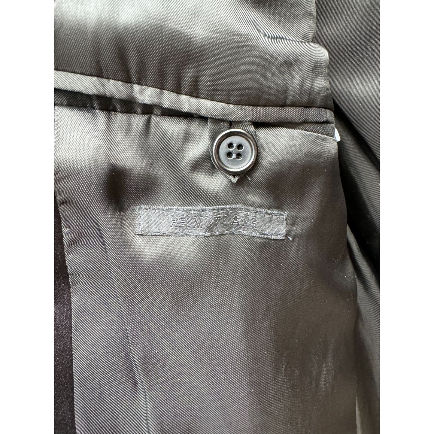 Vintage Dark Navy Tuxedo Moleskin Cotton Coat