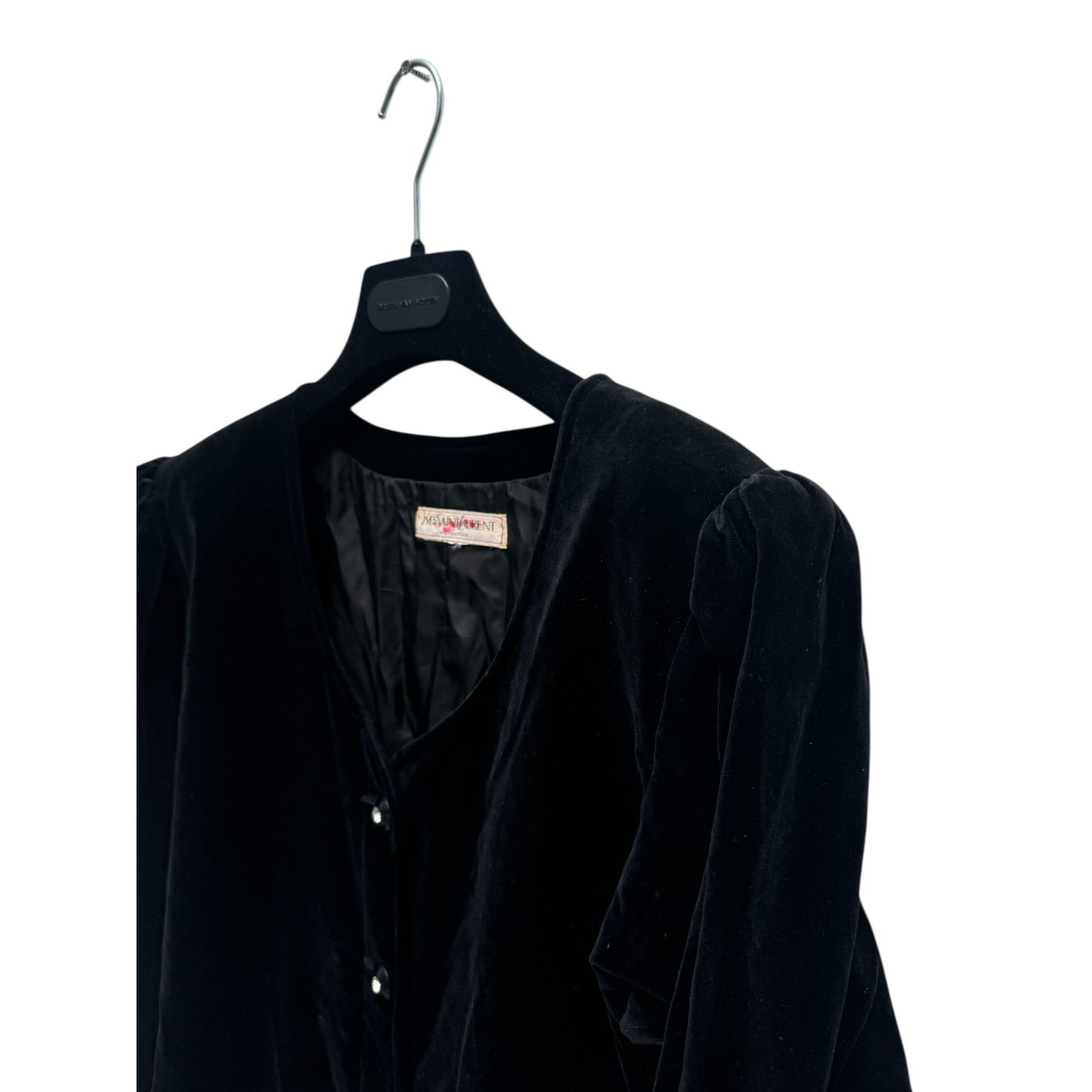 Black Velvet Corduroy Dress Size 42 M to L