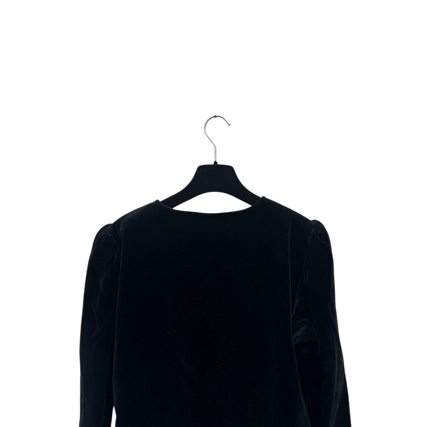 Black Velvet Corduroy Dress Size 42 M to L
