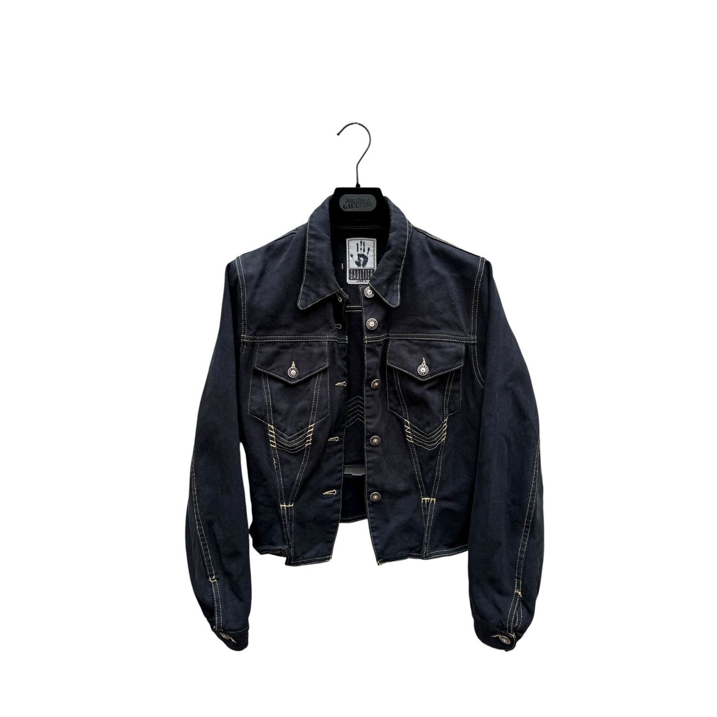 Vintage Black Cotton Jacket