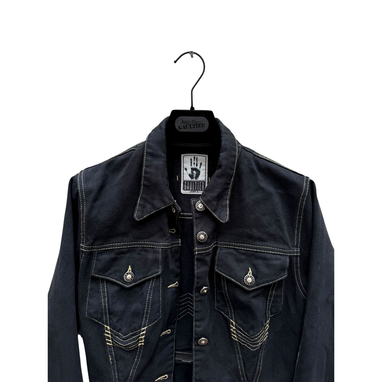 Vintage Black Cotton Jacket