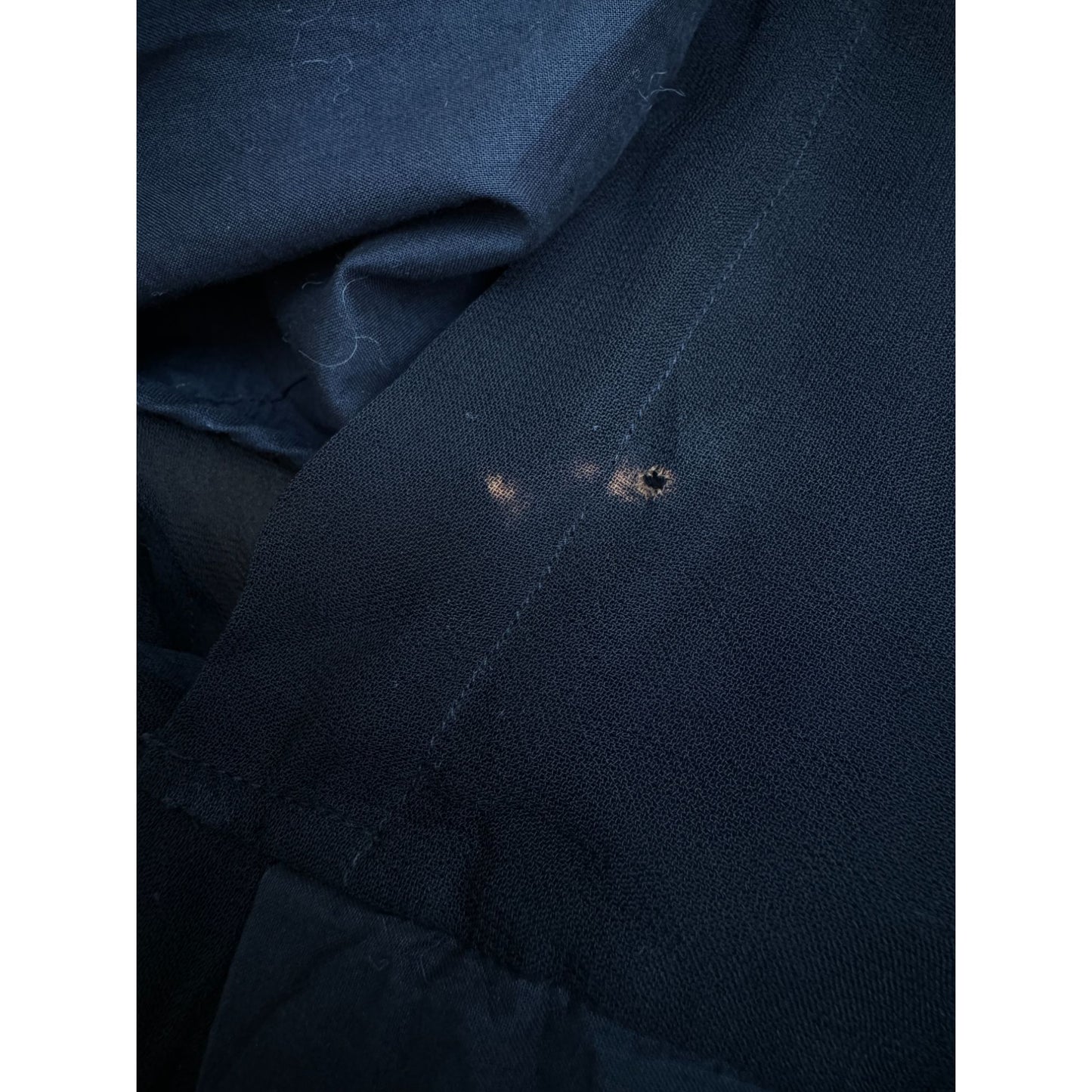Black Sheer Viscose Blouse
