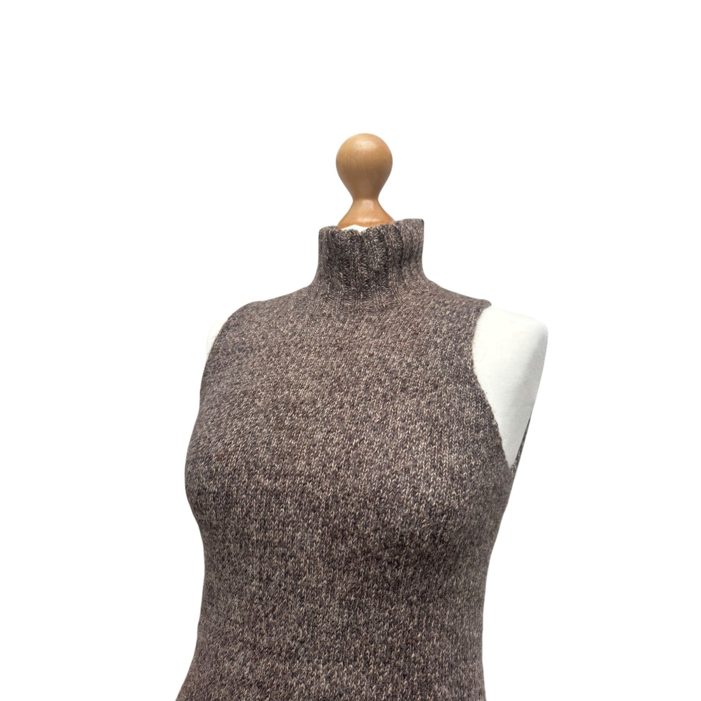 FW 1993 Miss Deanna Sleeveless Wool Rollneck