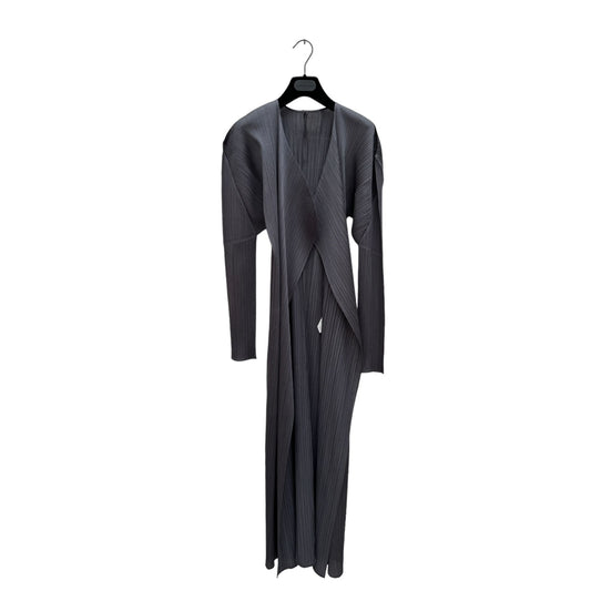 Vintage Grey Pleats Please Coat