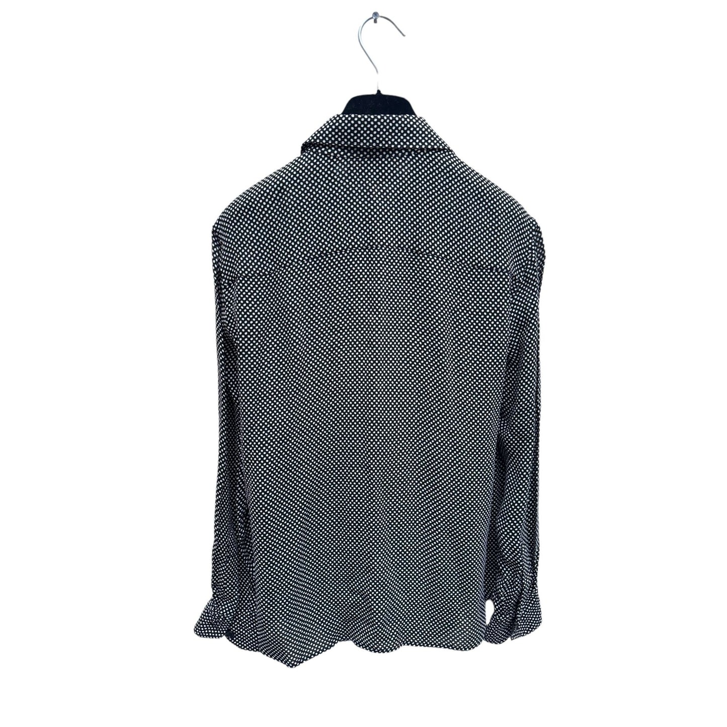 By Hedi Slimane Black White Dot Shirt