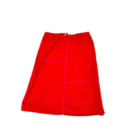 Vintage Red Velvet Skirt
