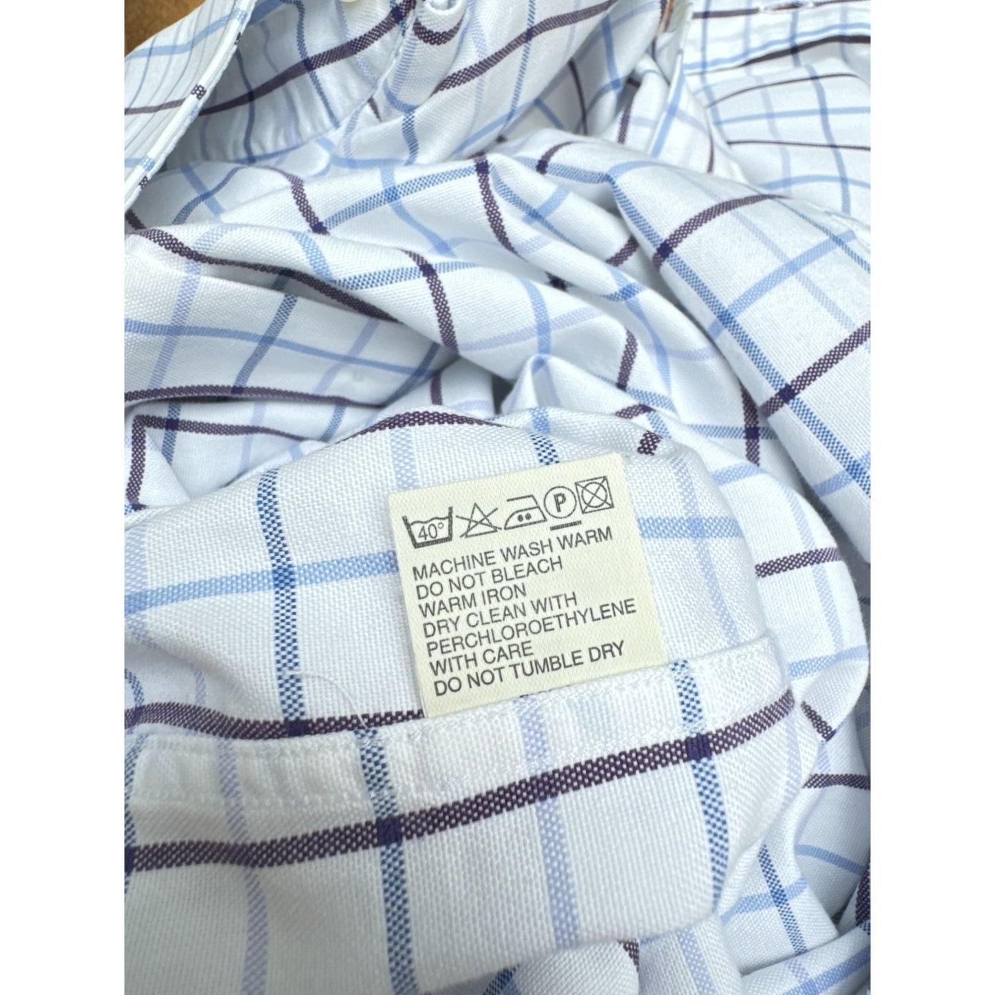 Spring/Summer 1995 White Checkered Shirt