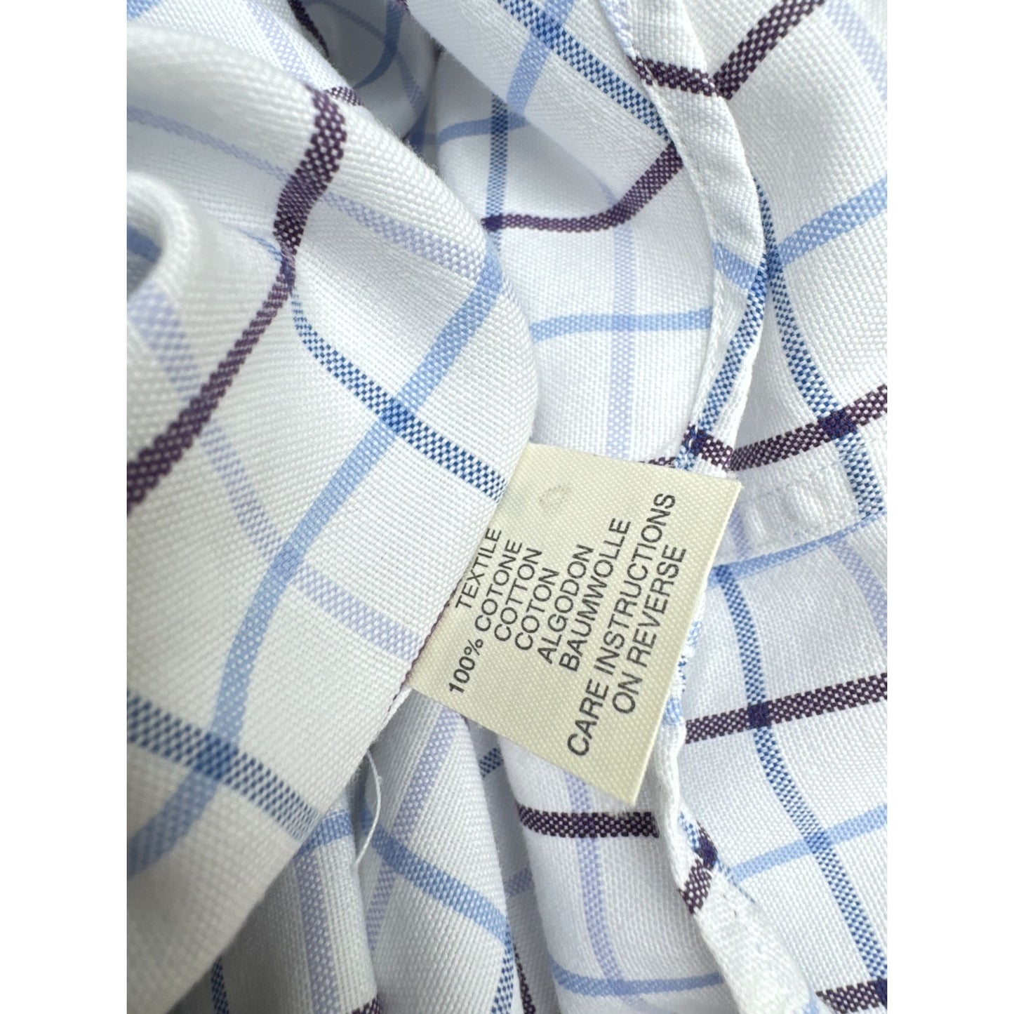 Spring/Summer 1995 White Checkered Shirt