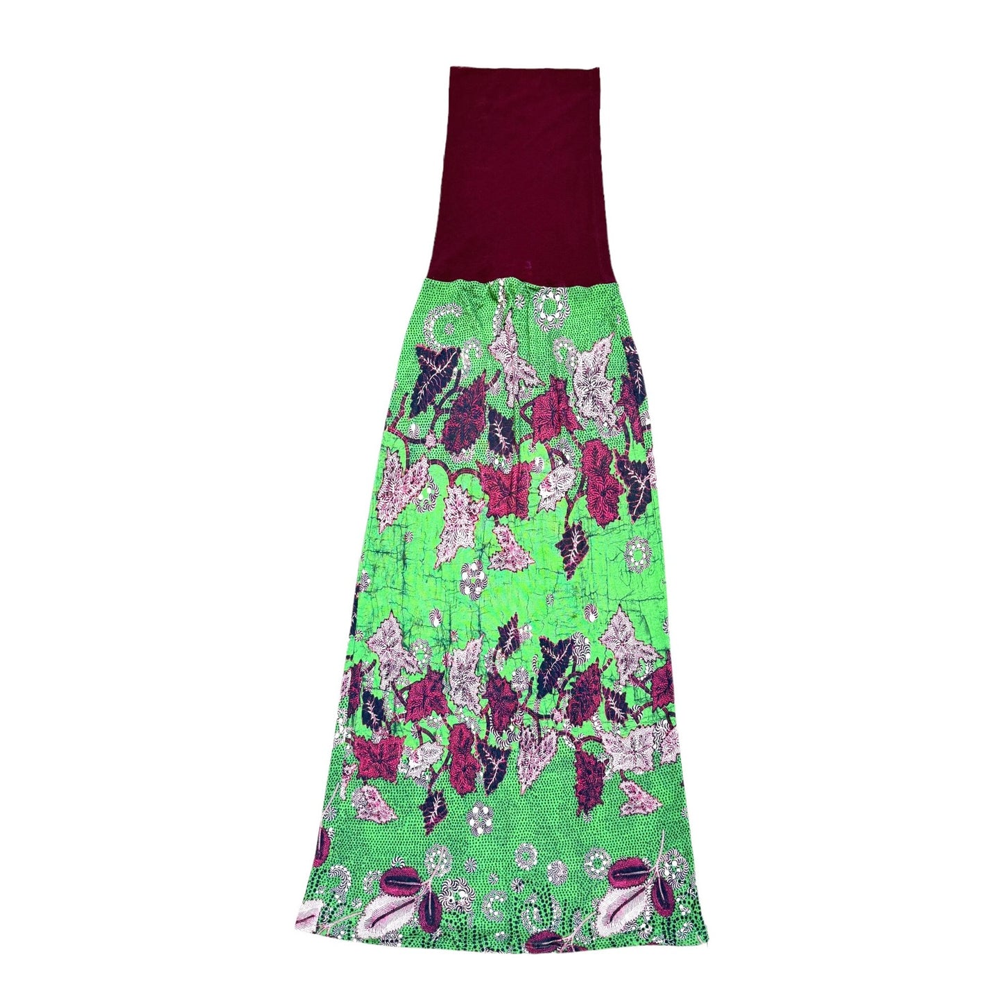Vintage Green Nylon Skirt
