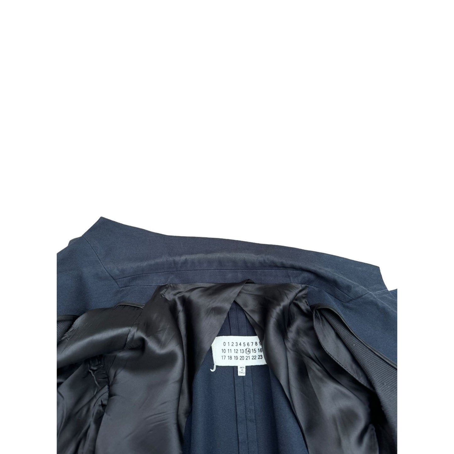4 Stitches Navy Wool Blazer Jacket