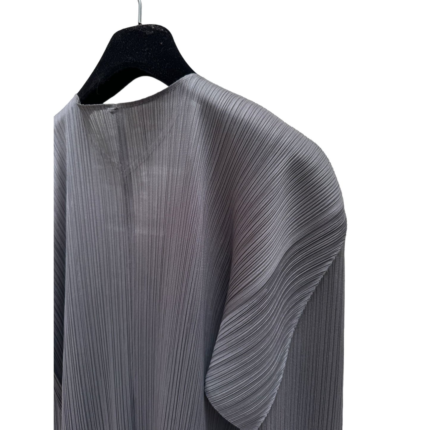 Vintage Grey Pleats Please Coat