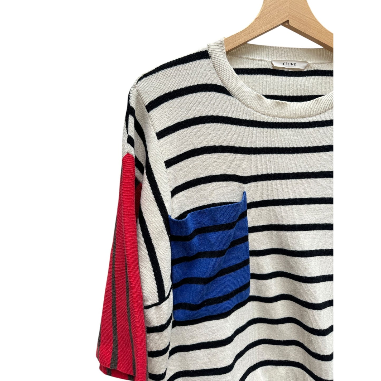 Striped Cotton Knit Top