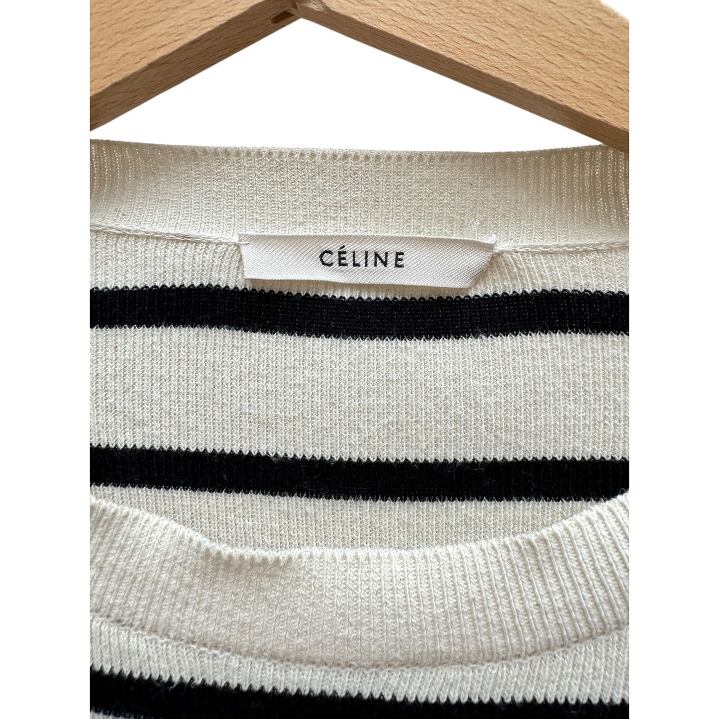 Striped Cotton Knit Top