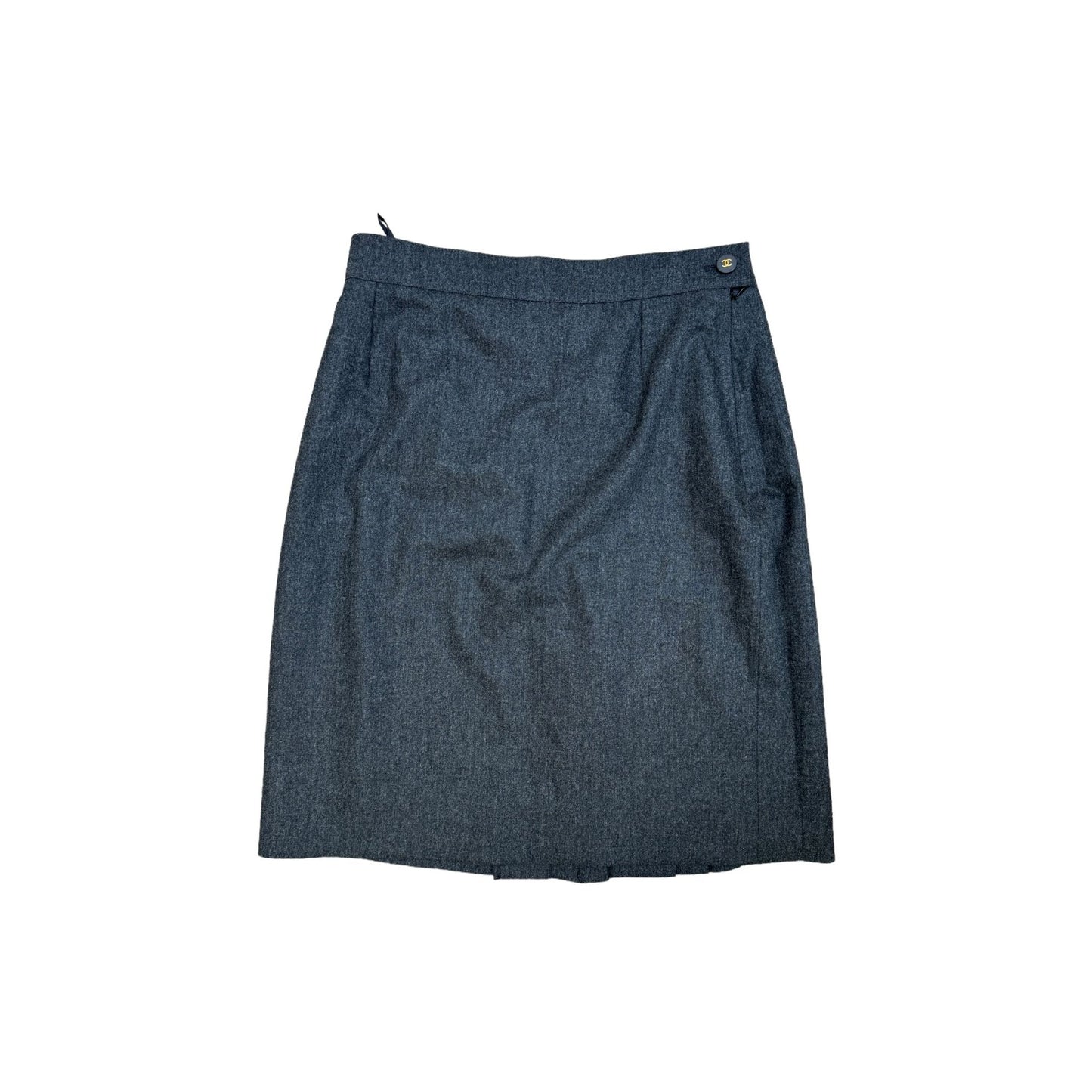Autumn 1994 Vintage Grey Wool Skirt
