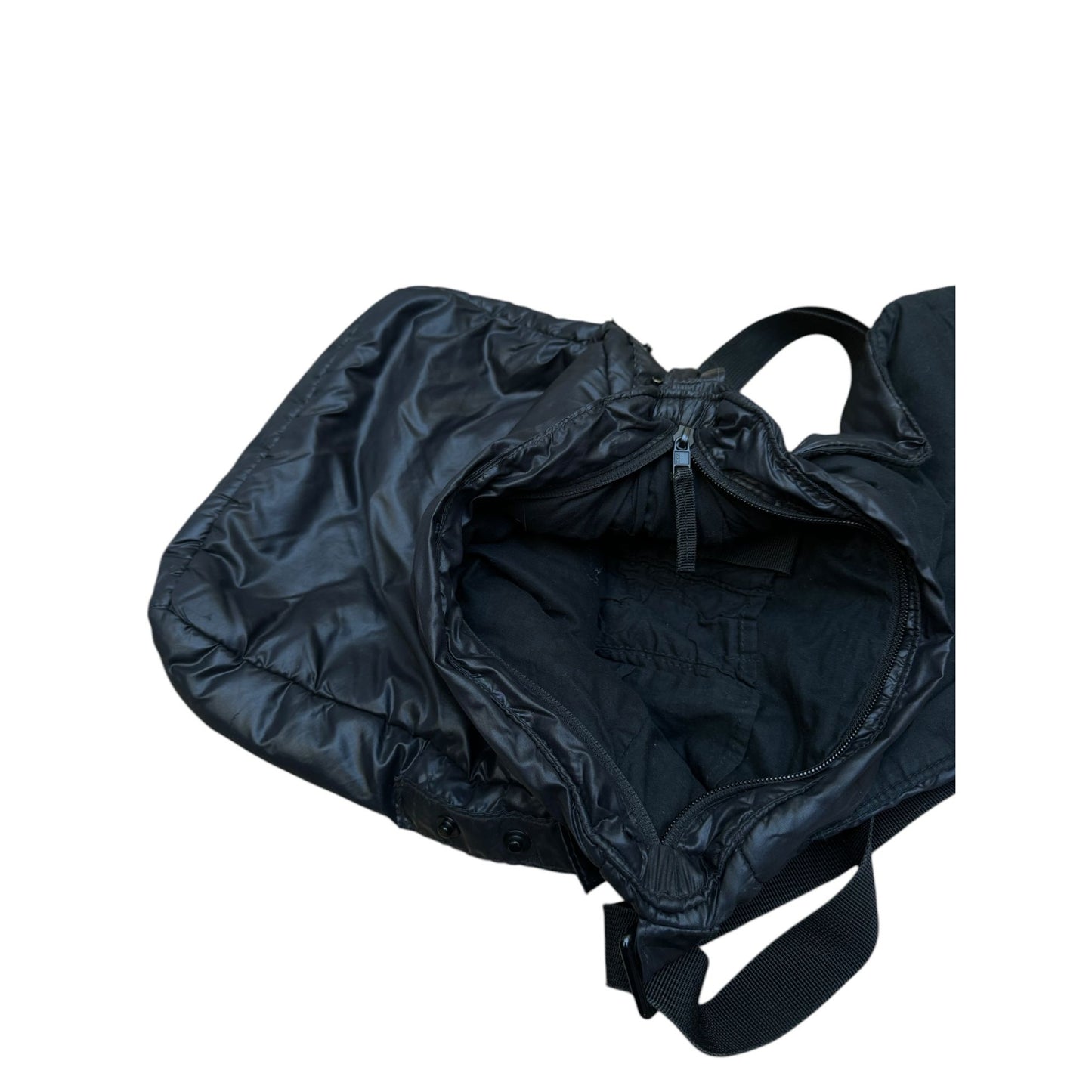 2008 Black Nylon Flap Bag