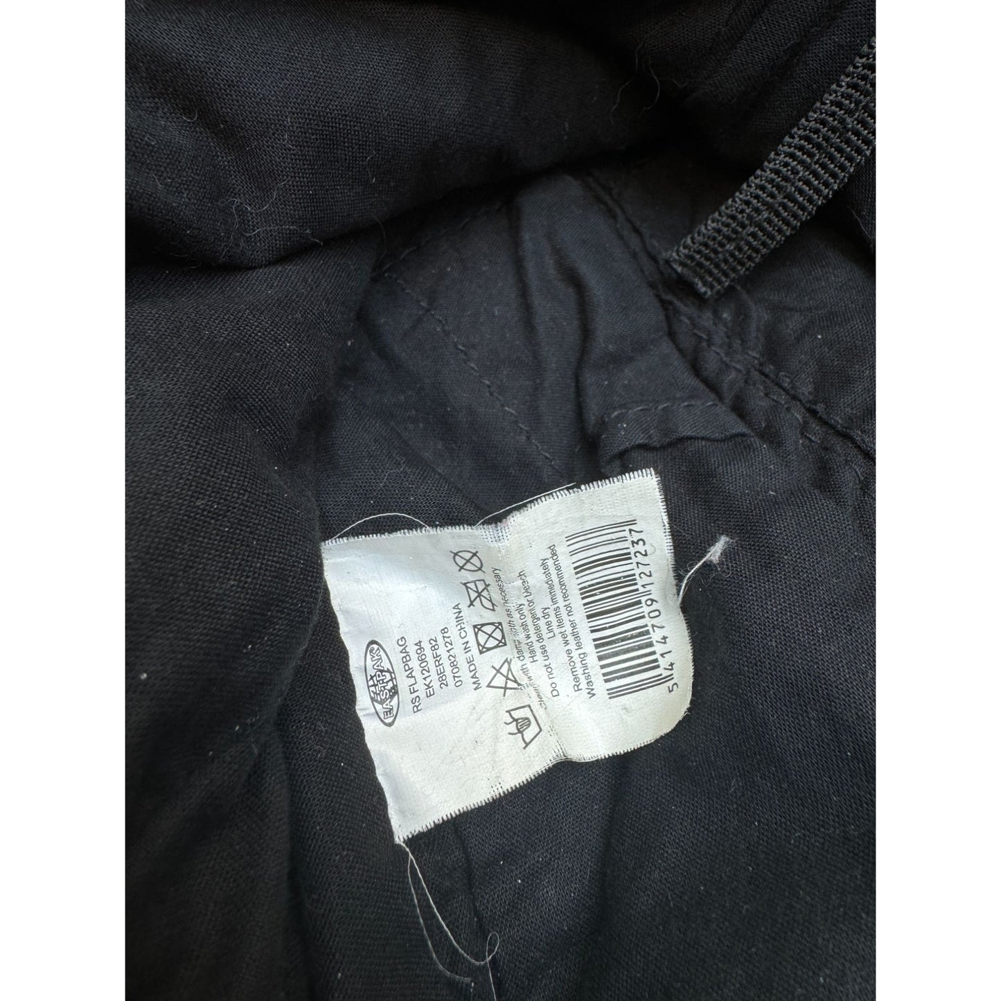 2008 Black Nylon Flap Bag