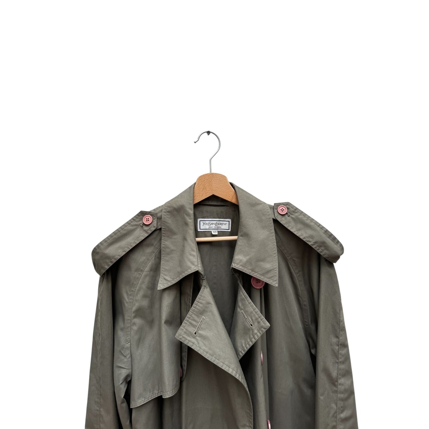 Vintage Khaki Trench Coat