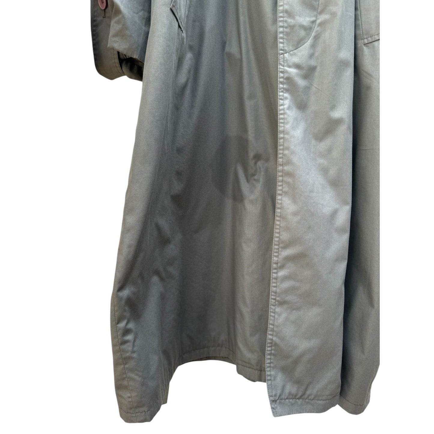 Grey Belted Trench Coat - Lined