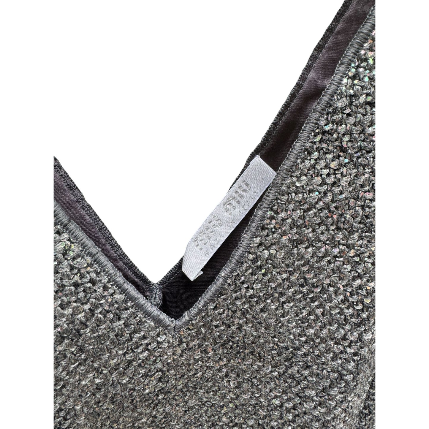 Grey Shiny Top