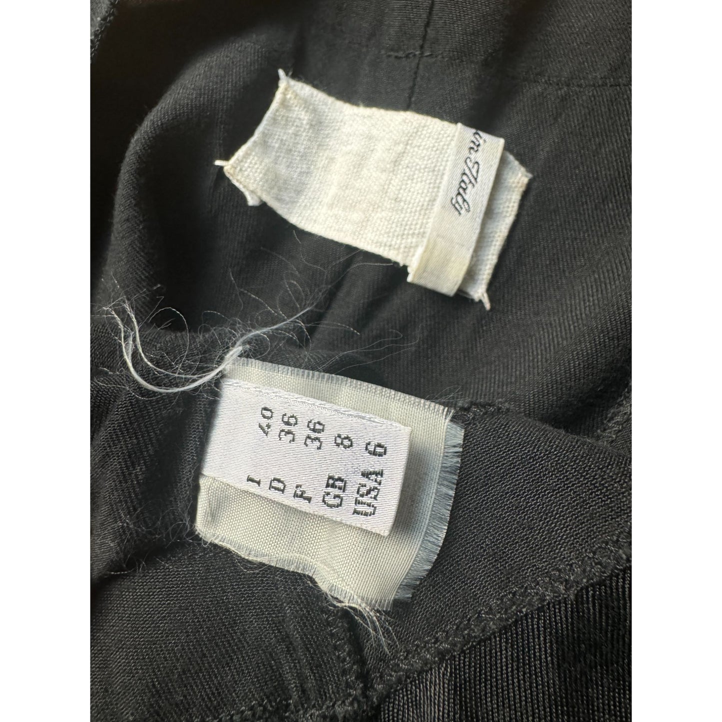 Fall/Winter 1990 Black Lining Dress