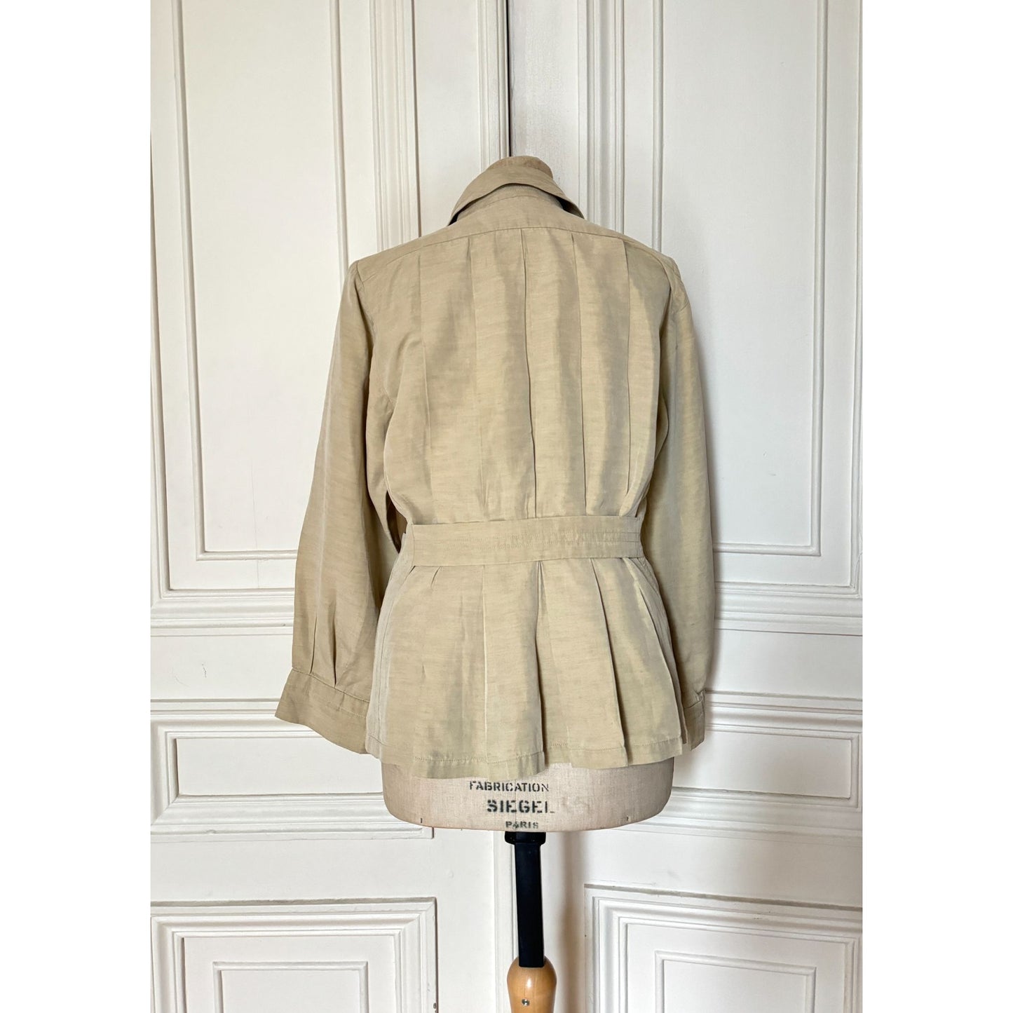 Beige Vareuse Blazer Jacket