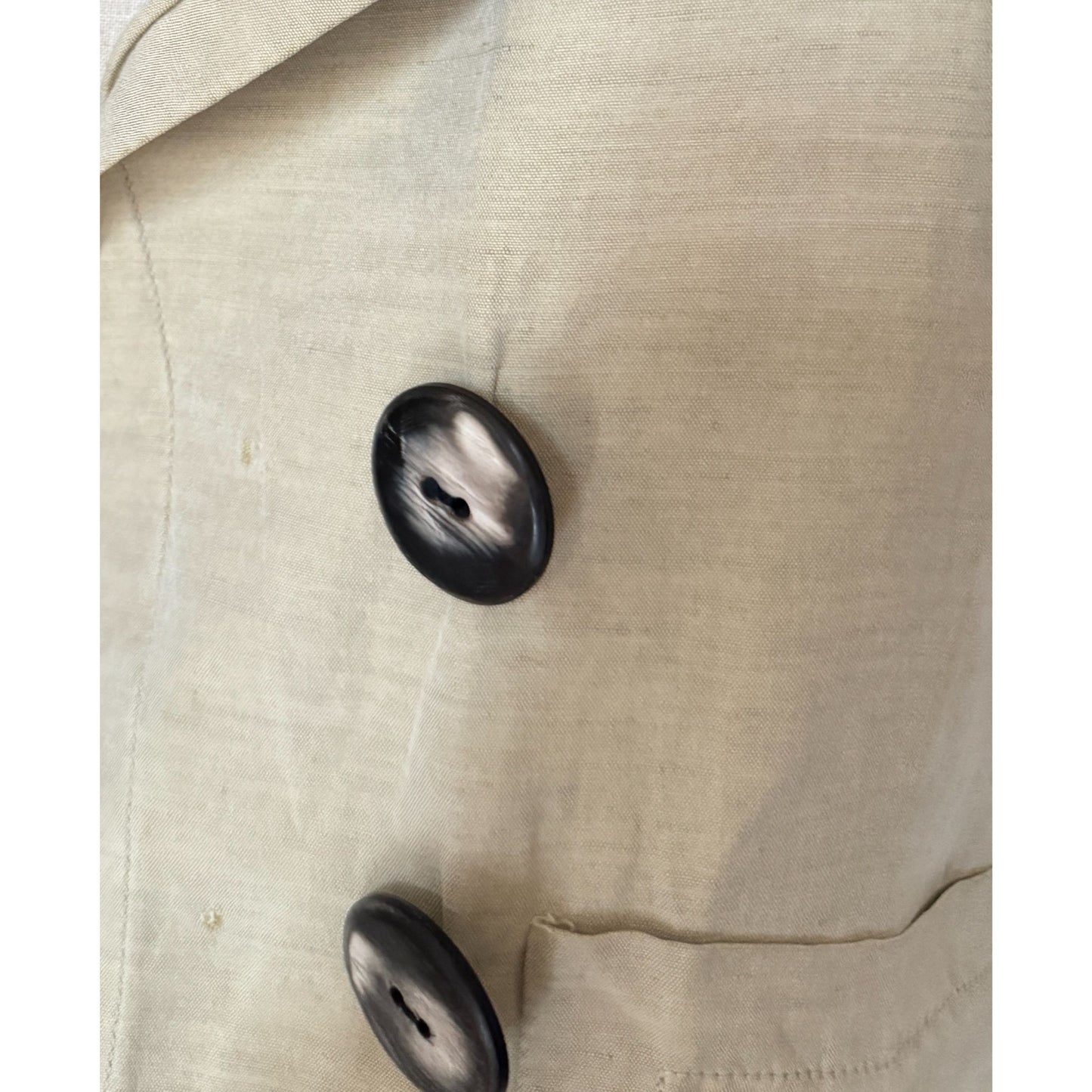 Beige Vareuse Blazer Jacket