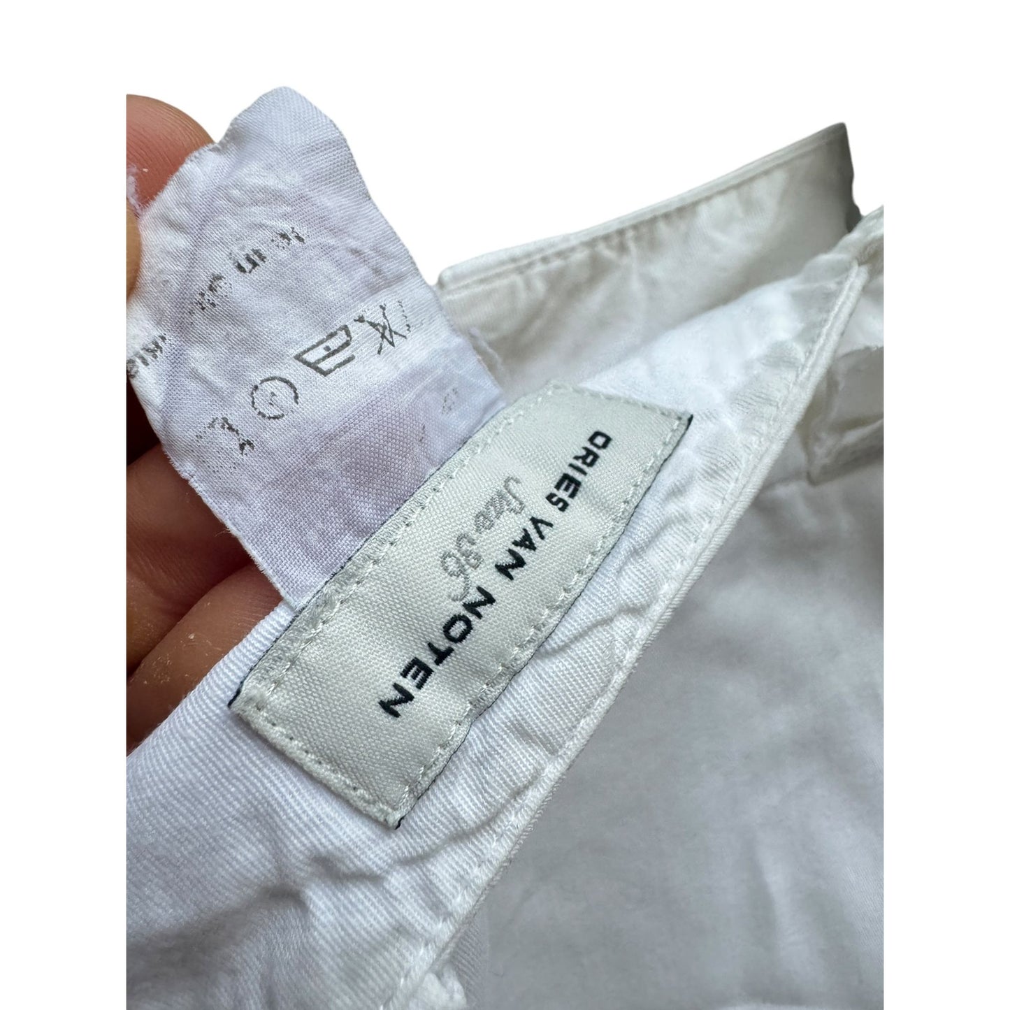 White Wide Cotton Pants