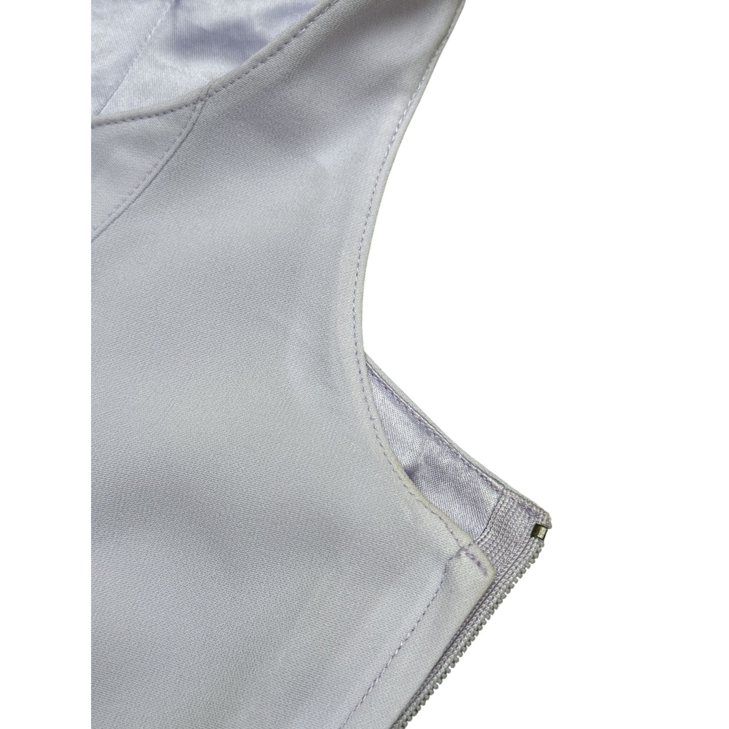 1990s Light Purple Fitted Crop Top