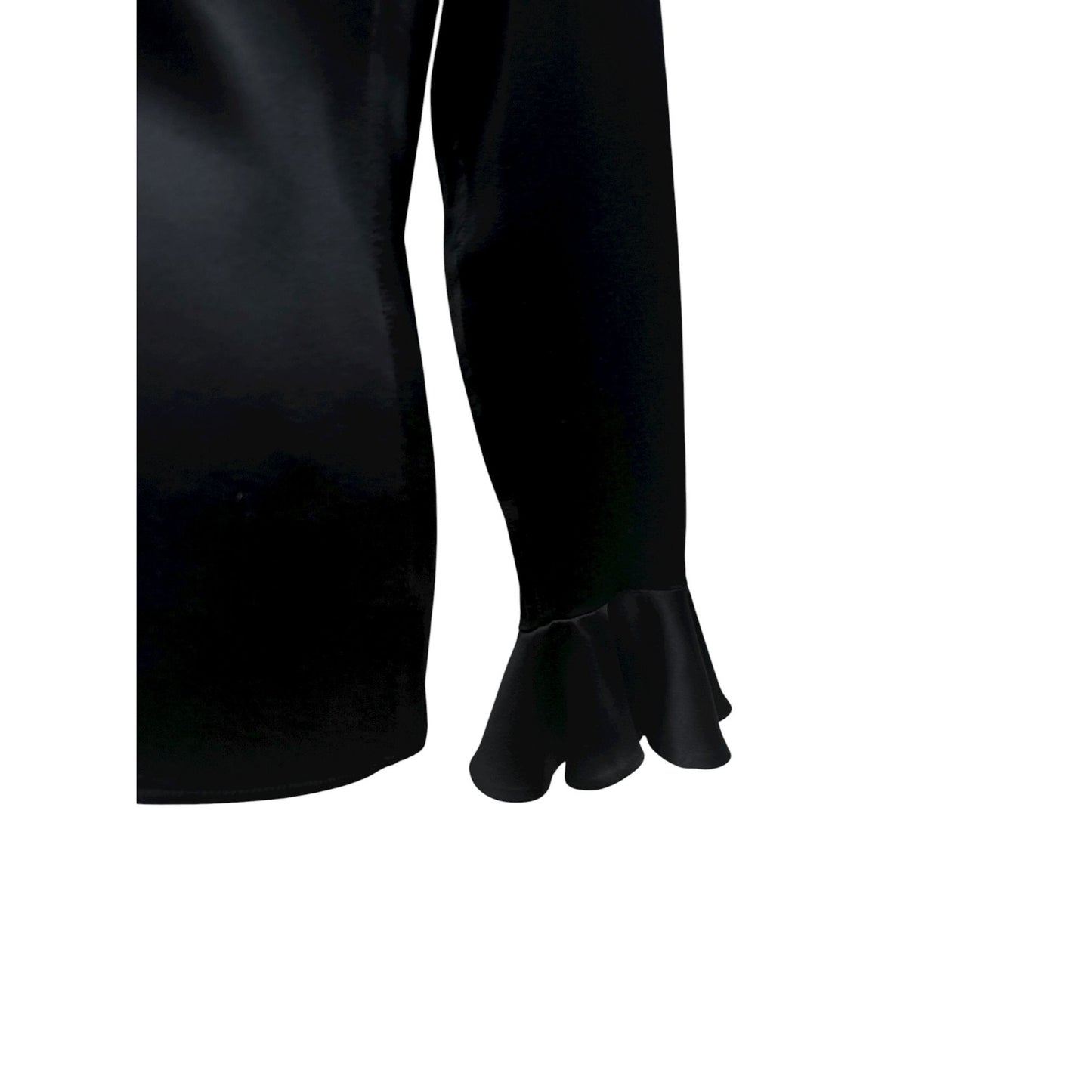 Fall 1993 Black Silk Blouse Size 34 / XS