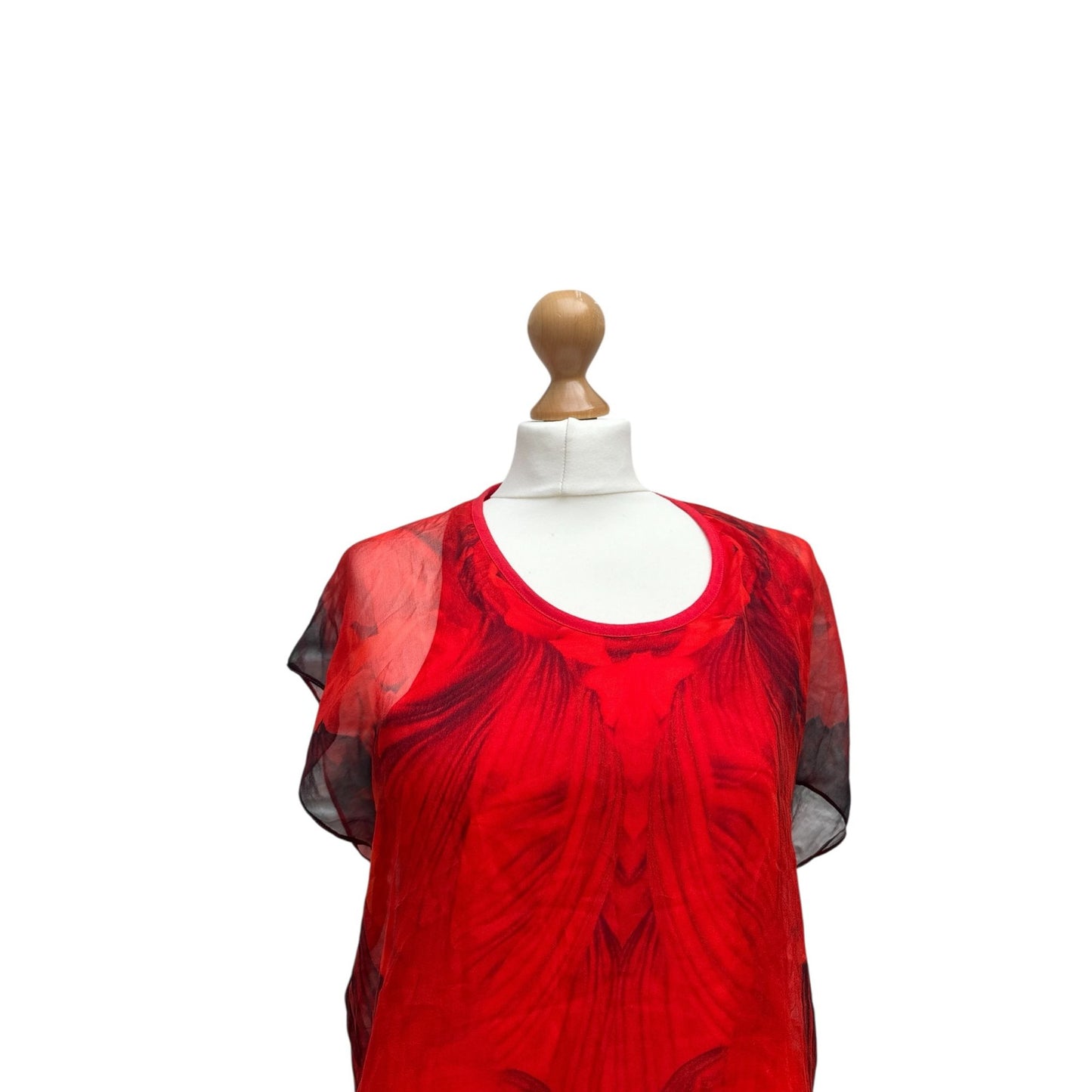 2011 Red Silk Blouse