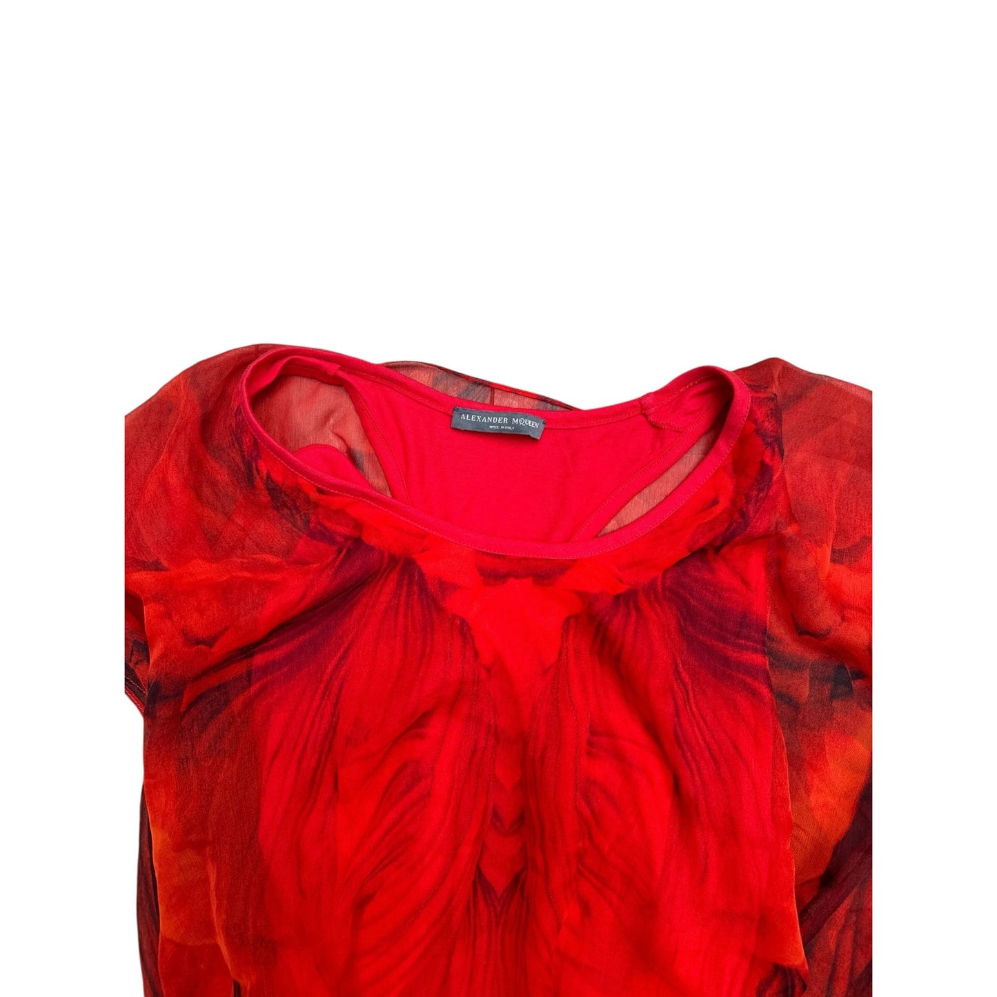 2011 Red Silk Blouse