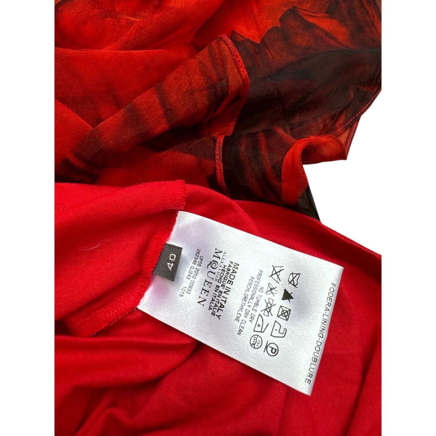 2011 Red Silk Blouse