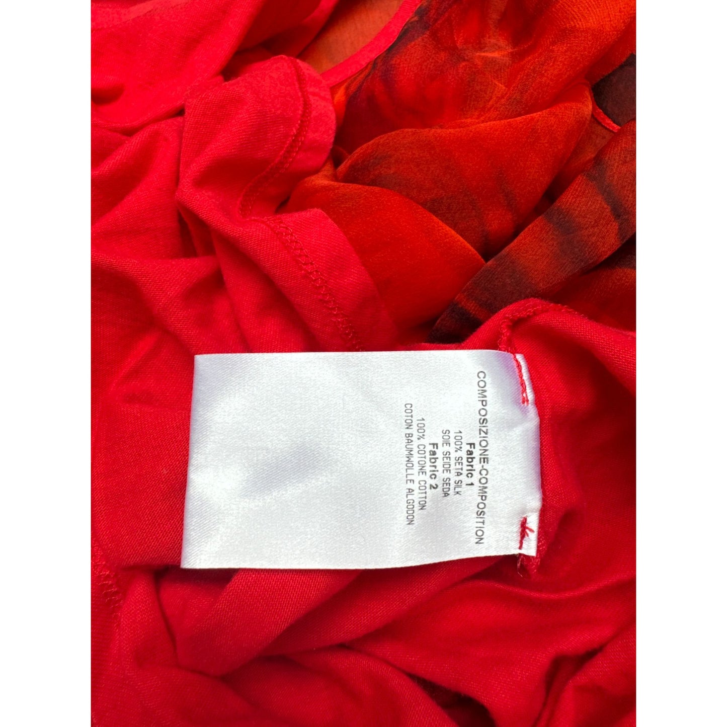2011 Red Silk Blouse