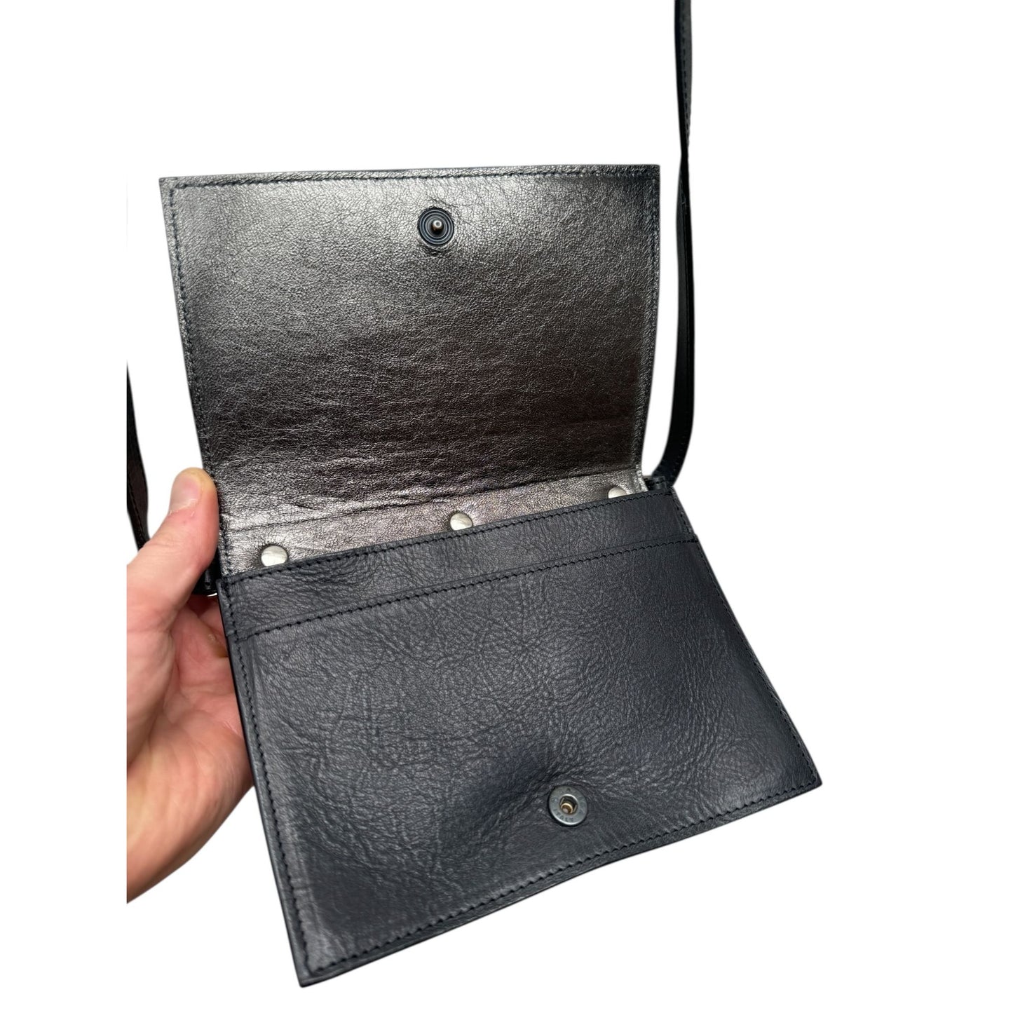 SS 2012 Black Leather Handbag