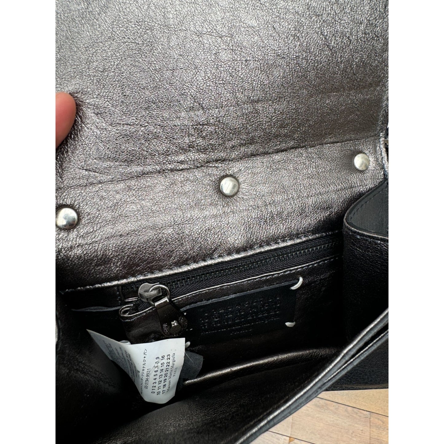 SS 2012 Black Leather Handbag