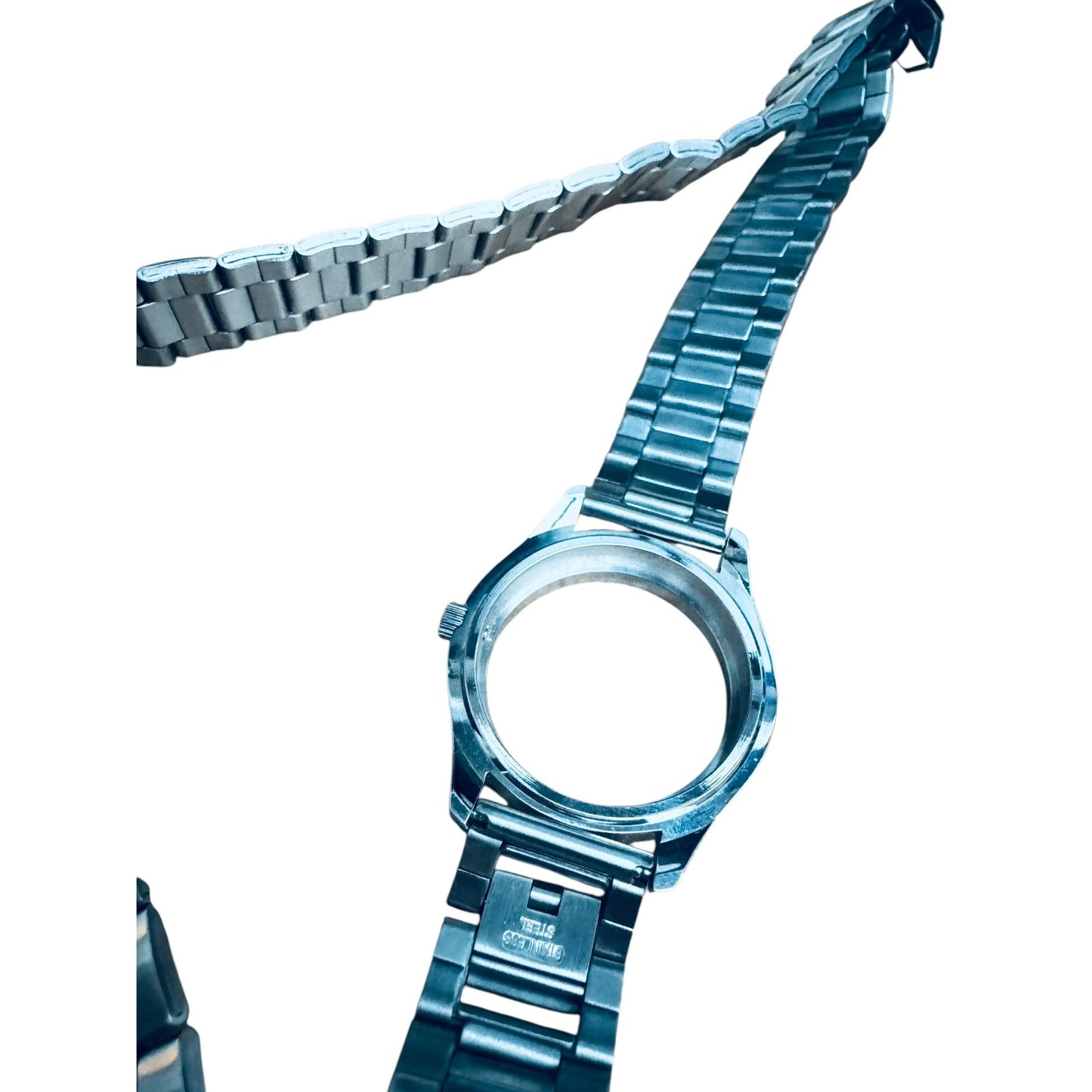 RARE!!
Faceless Watch Long Bracelet / Belt
Stainless Steel