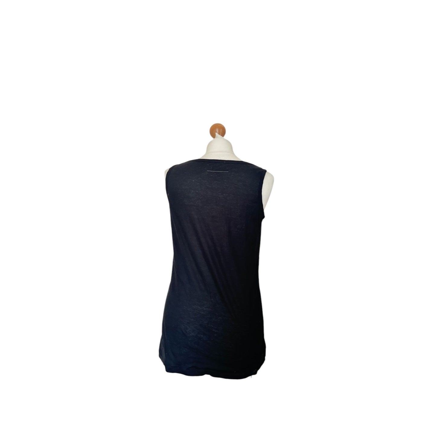 SS 2008 Black Viscose Top