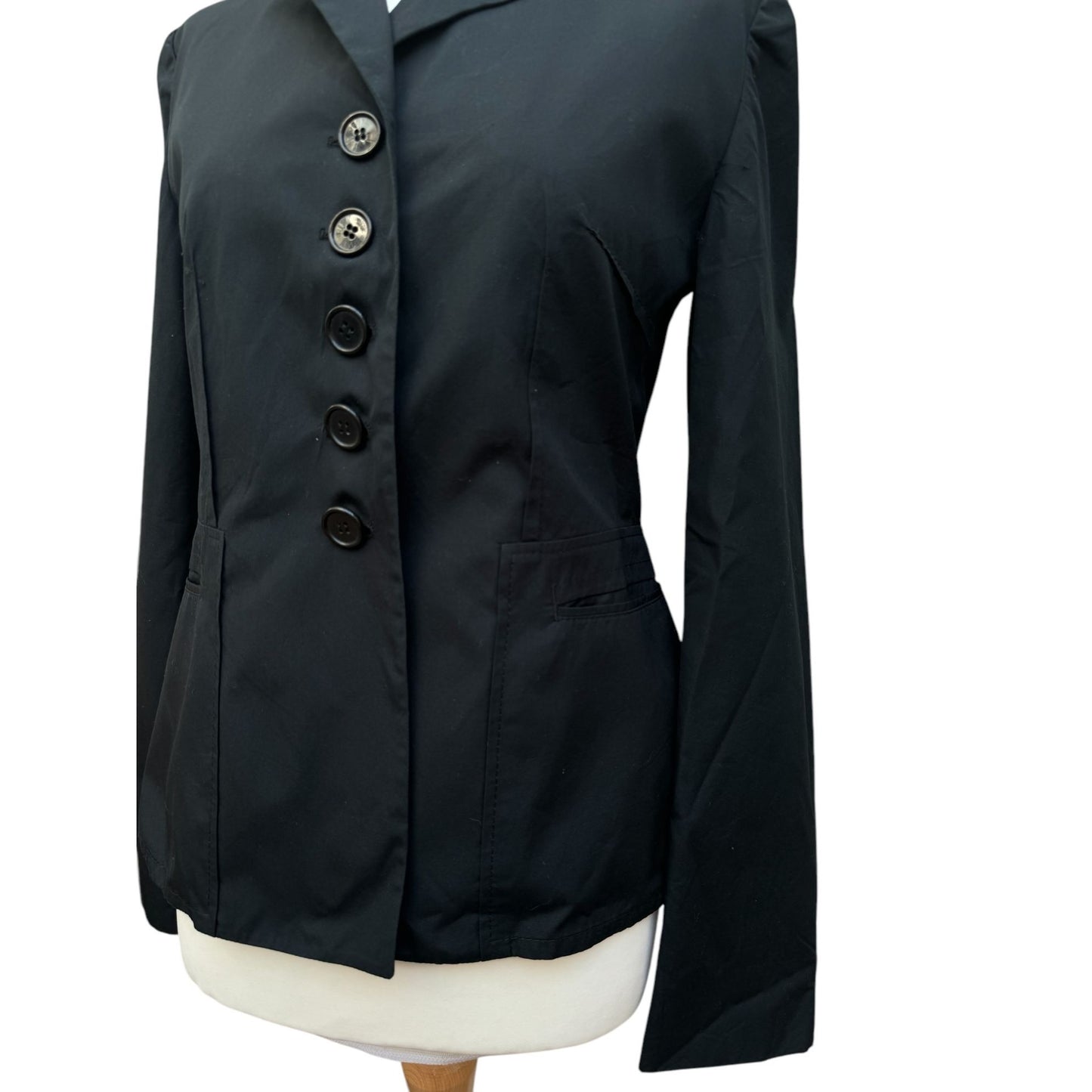 Black Blazer Cotton Jacket