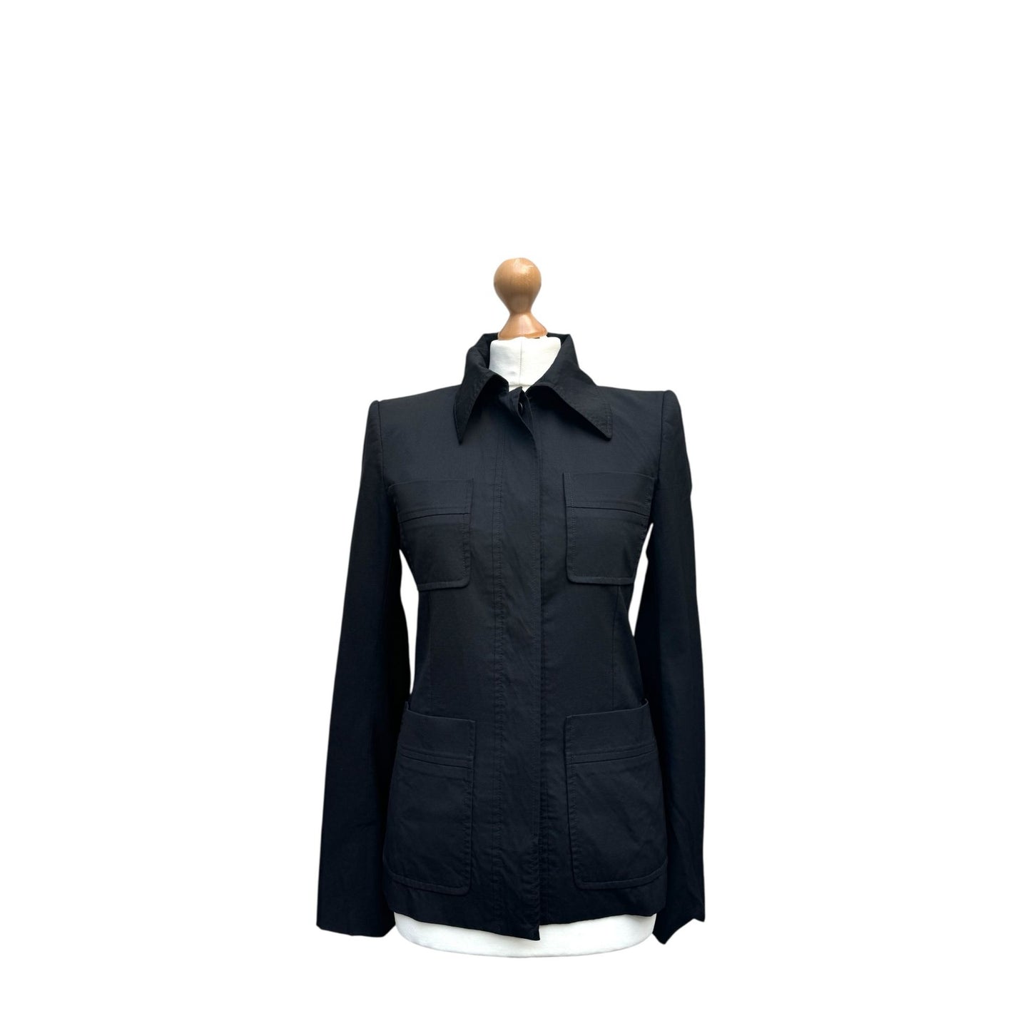 Yves Saint Laurent FW 2007 Black Safari-Inspired Jacket