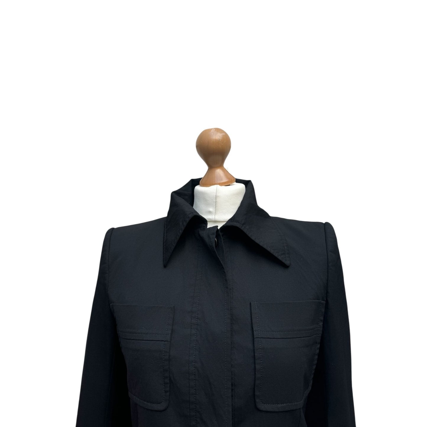 Yves Saint Laurent FW 2007 Black Safari-Inspired Jacket