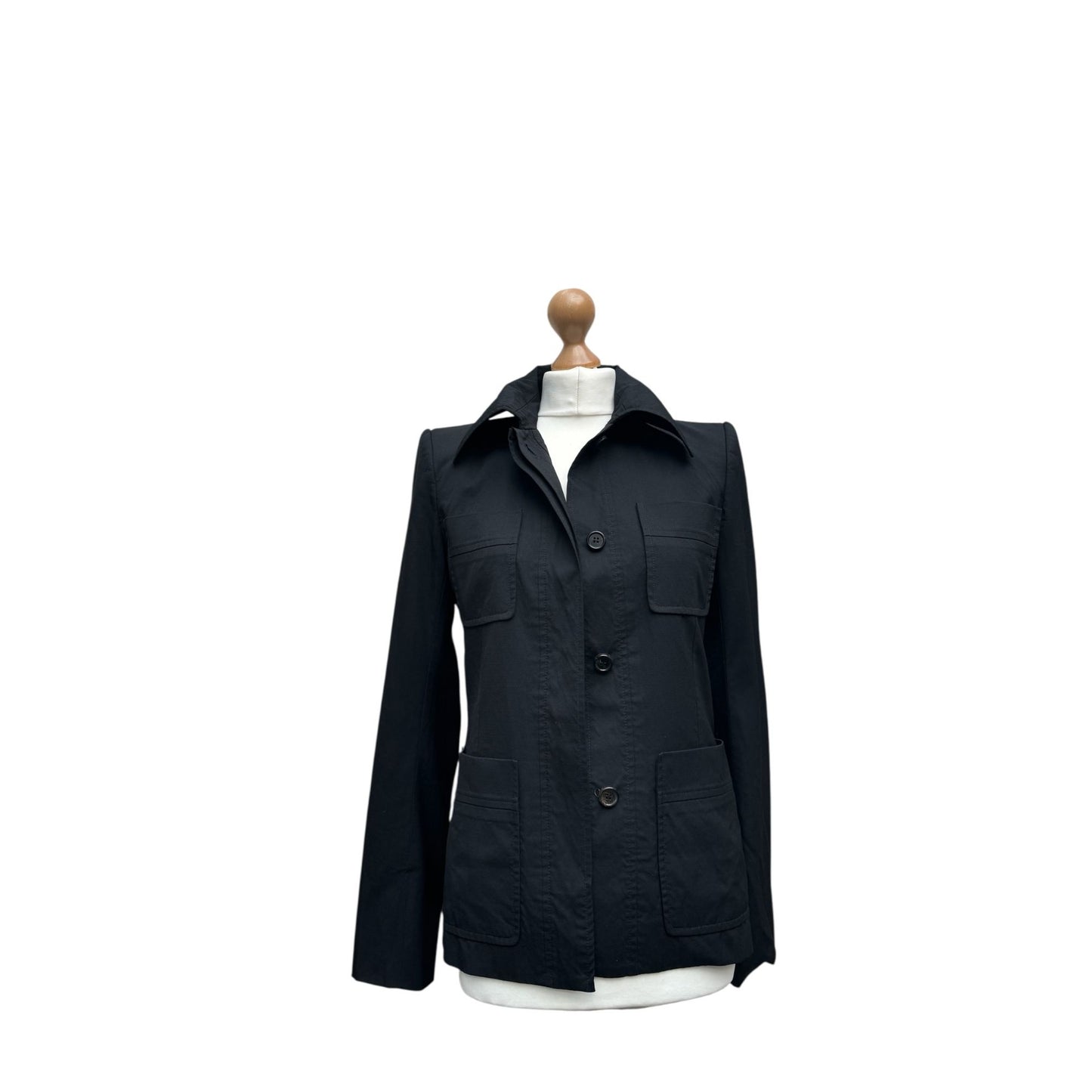 Yves Saint Laurent FW 2007 Black Safari-Inspired Jacket